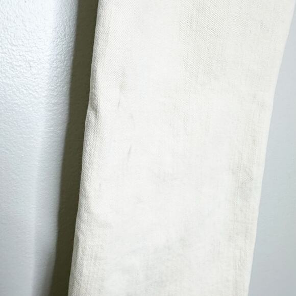 Mother Womens Jeans The Scrapper Cuff Ankle Fray Devil May Care Cream Size 25 - Picture 8 of 12